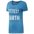 thumbnail image 5 of Reebok Womens CrossFit Graphic T-Shirt, Blue, Small, 5 of 6