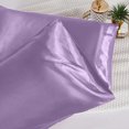 thumbnail image 4 of KCEHTA Satin Pillowcase for Hair And Skin, Satin Pillowcase with Zipper 2 Pack Satin Pillow Case Soft Smooth Breathable Cooling Pillow Cases Silky Pillowcase 20x30 inch, 4 of 7