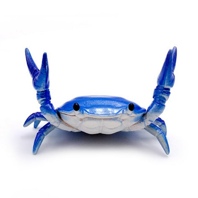 Creative Pen Holder Simulation Crab Shaped Pen Display Stand Pencil Holder Small Sea Animal Statue