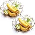 thumbnail image 1 of Golden Wire Basket, Breathable Design for Even Fruit Ripening, Easy to Clean & Modern Kitchen Decor, 1 of 7