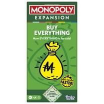 Monopoly Buy Everything EXPANSION, Add to Classic Monopoly Board Game, Family Games, Ages 8 , 40 Mins.