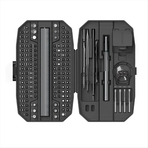 Mini Juego de Destornilladores Eléctricos 153 en 1, Herramientas de Reparación de Precisión, Puntas Magnéticas para PC, Reloj y Cámara.