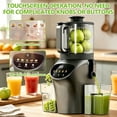 thumbnail image 4 of Cold Press Juicer | 6.1" Extra Wide Chute, High Juice Yield, Suitable for Whole Fruits & Vegetables, Quiet Operation, Easy to Clean, BPA‑Free, Grey, 4 of 7