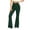 Beige, variant on Fewfanhot Women Crossover V Waist Flared Yoga Pants, High Waist Butt Lifting 4 Way Stretch Full Length Bootcut Workout Trousers