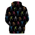 thumbnail image 4 of Moda de Halloween Hombres Impreso Casual Blusa de manga larga Sudaderas con capucha Tops Pompotops oipoqjl38971, 4 of 5