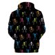 thumbnail image 4 of Moda de Halloween Hombres Impreso Casual Blusa de manga larga Sudaderas con capucha Tops Pompotops oipoqjl38972, 4 of 5