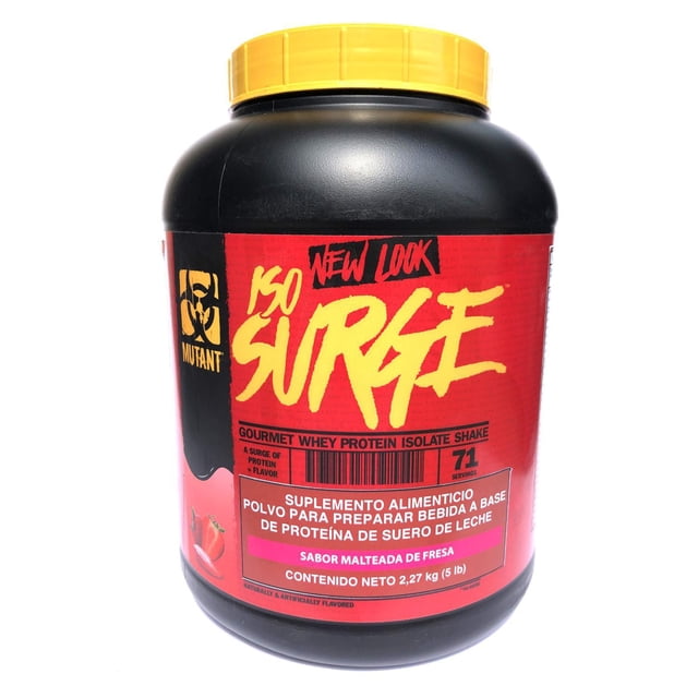 Iso Surge Sabor Fresa 5 Lbs Mutant. MUTANT MUTISOSURGEFRESA