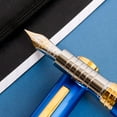 thumbnail image 3 of Diplomat Nexus Blue  Gold Fountain Pen - 14k Nib, 3 of 8