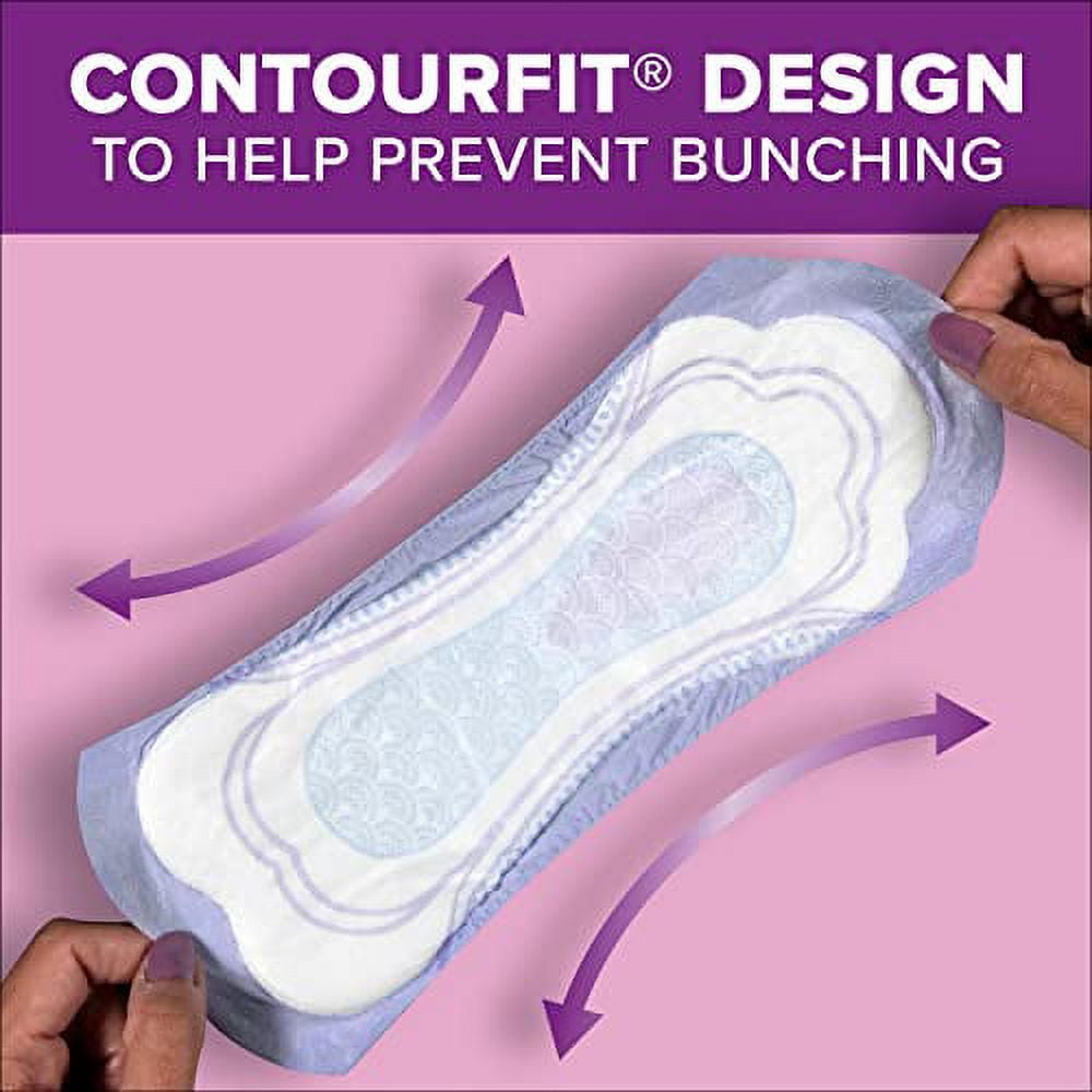 Poise Incontinence Pads & Postpartum Incontinence Pads, 6 Drop Ultimate Absorbency, Regular Length, 112 Count