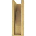 thumbnail image 4 of 5"W x 10"D x 15"H Classic Clemmons Rough Cedar Woodgrain TimberThane Corbel, Primed Tan, 4 of 6