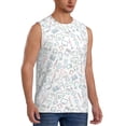 thumbnail image 2 of Haiem Men's Household Appliances Print Tank Tops Summer Sleeveless Cut Off Workout T-Shirts Fitness Vest Athletic Undershirts-Medium, 2 of 8