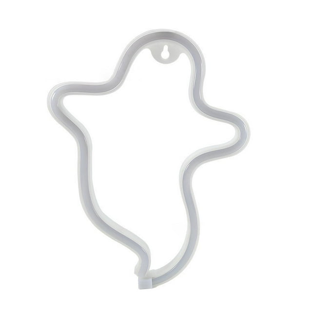 Modern Home Decor, Shaped Halloween Decoration LED Sign Light Battery Or USB Powered Indoor Night Table Lamp for Home Decoration (Batteries Not Included)