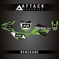 thumbnail image 3 of Attack Graphics Custom Renegade Complete Bike Graphics Kit for Kawasaki KLX110R L 2024, 3 of 4