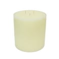 thumbnail image 4 of Mainstays Unscented Pillar Candle, 6x6 inches, Ivory (3-Wick), 4 of 6
