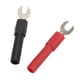 thumbnail image 4 of Abastado Conector de pala de 4 mm de ancho tipo U Conector de pala de horquilla de baja pérdida para multímetros aplicaciones electrónicas 30 Vac?60 Vdc 36 A, 4 of 8