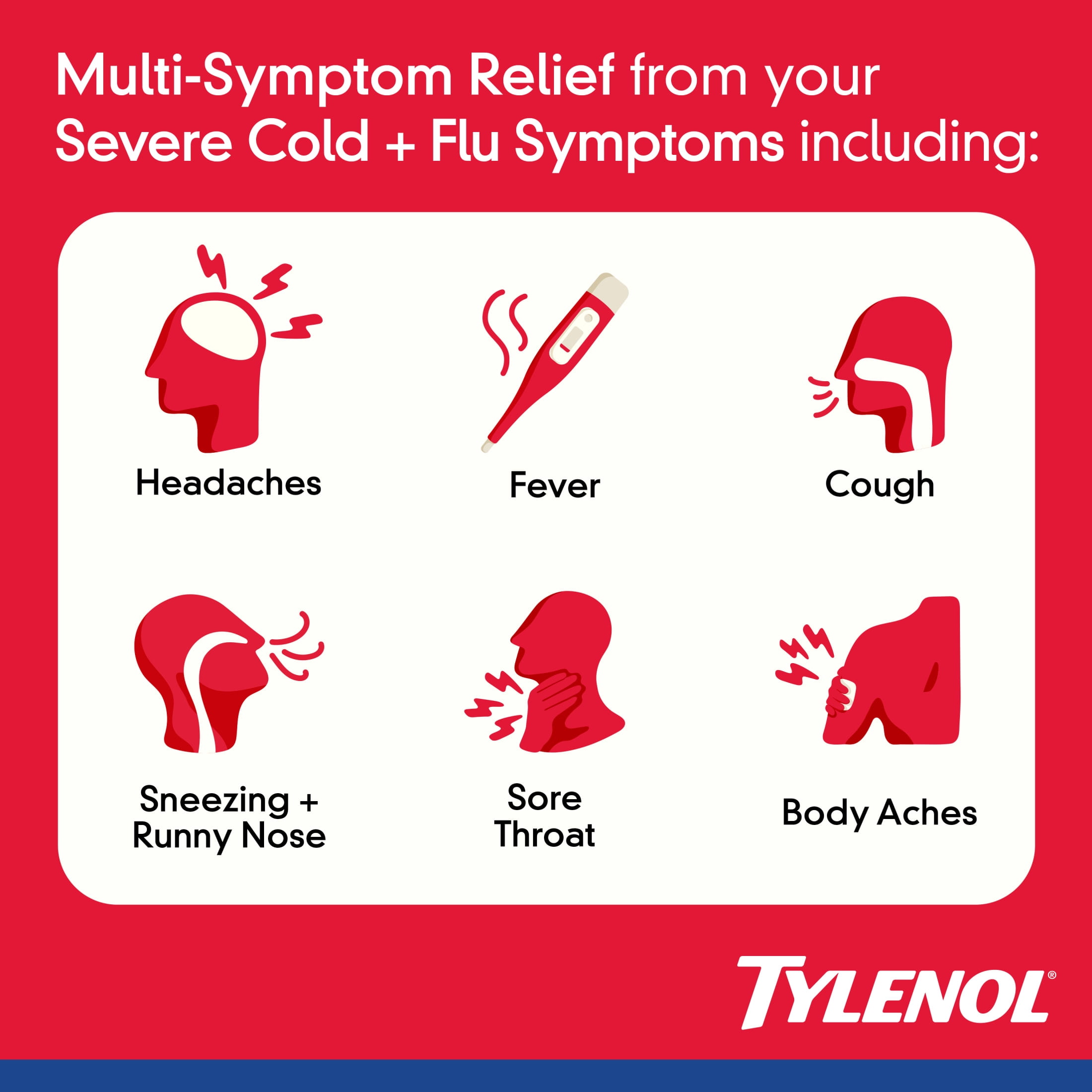 Tylenol Extra Strength Cough + Sore Throat Day & Night Caplets, 24 Count