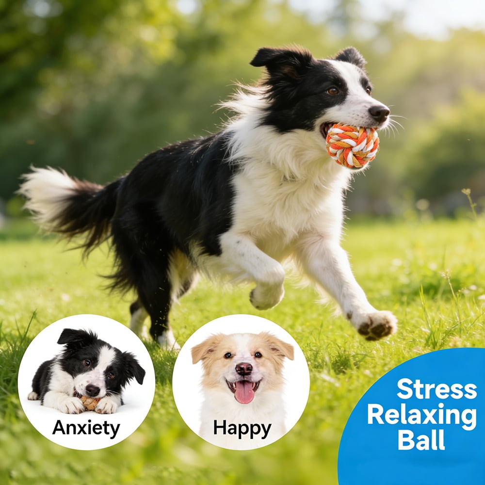 BOBHUI Dog Toys for Aggressive Chewers, Dog Balls for Large Breeds, Heavy Duty Cotton Rope Chew Toys with Tough Twisted for Medium Breeds, 10 Pack Indestructible Chew Toys