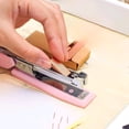 thumbnail image 5 of Colored Mini Staple Refills for Mini Stapler - Jam Free, 1000pcs/Pack (4 Packs No.10 Total), 5 of 7