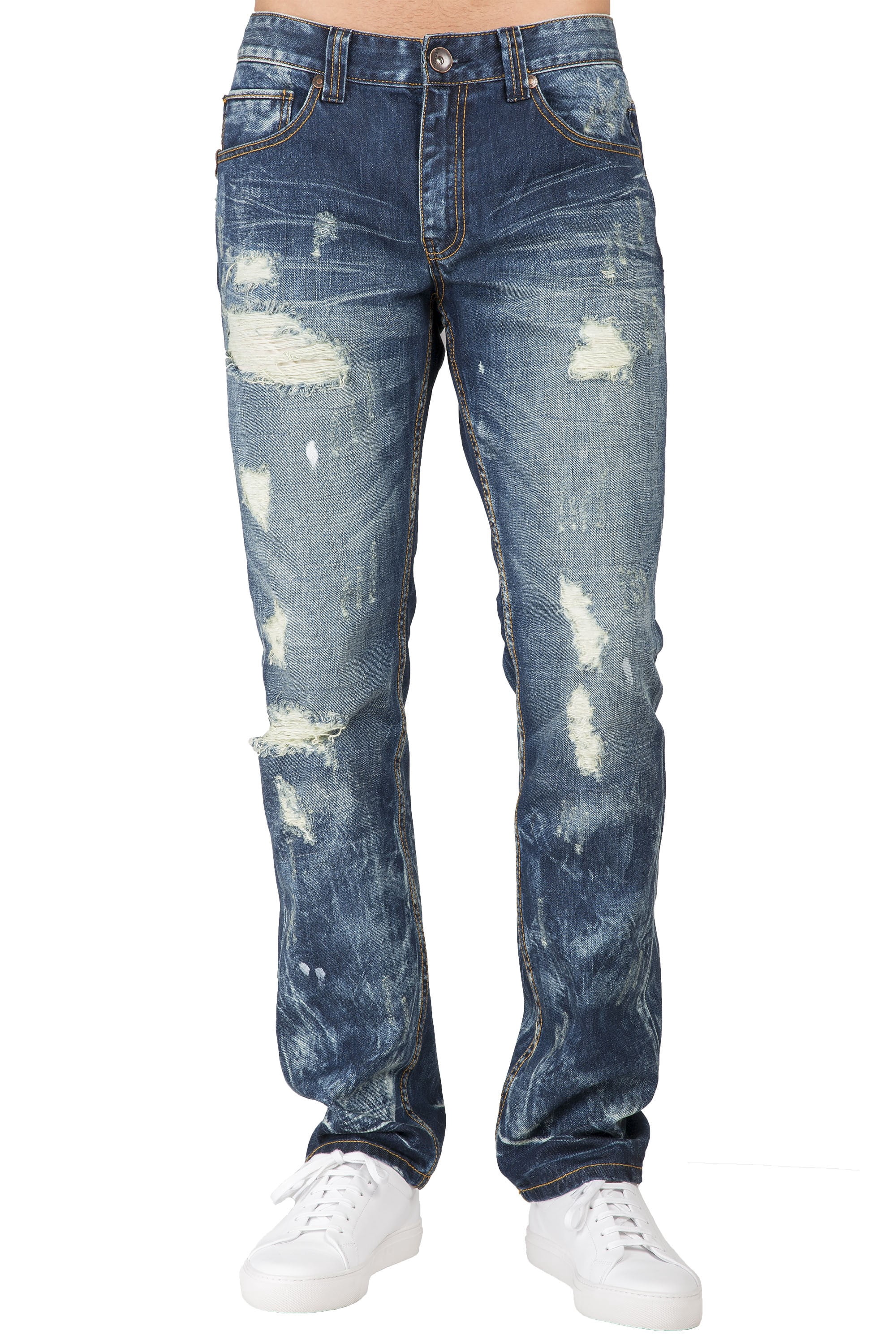 level 7 men's lowrise slim fit straight 