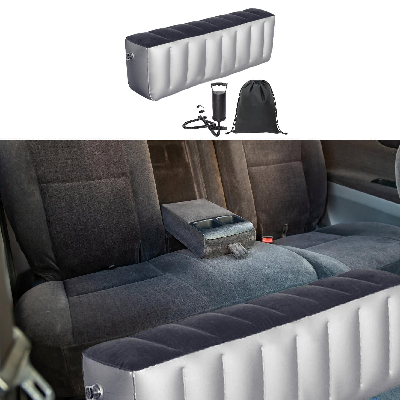 Inflatable Car Air Travel Mattress Sleeping Gap Pad Flocked PVC Material for Family Road Trips and Campers