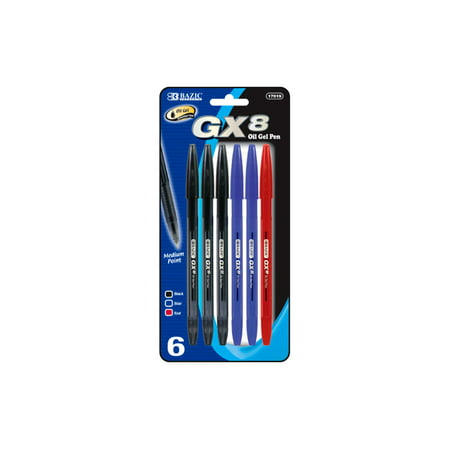 Bazic Pen GX-8 Oil Gel Ink 6pc (Best Hash Oil Pen)