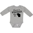 thumbnail image 3 of Inktastic Someone in Wisconsin Loves Me Boys or Girls Long Sleeve Baby Bodysuit, 3 of 5