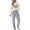 Grey, variant on Pajamas for Women Set Women’s Plus Size Loose Loungewear Set Cute Heart Print Soft Smooth Comfortable Sleepwear Pajama Set Grey XXL