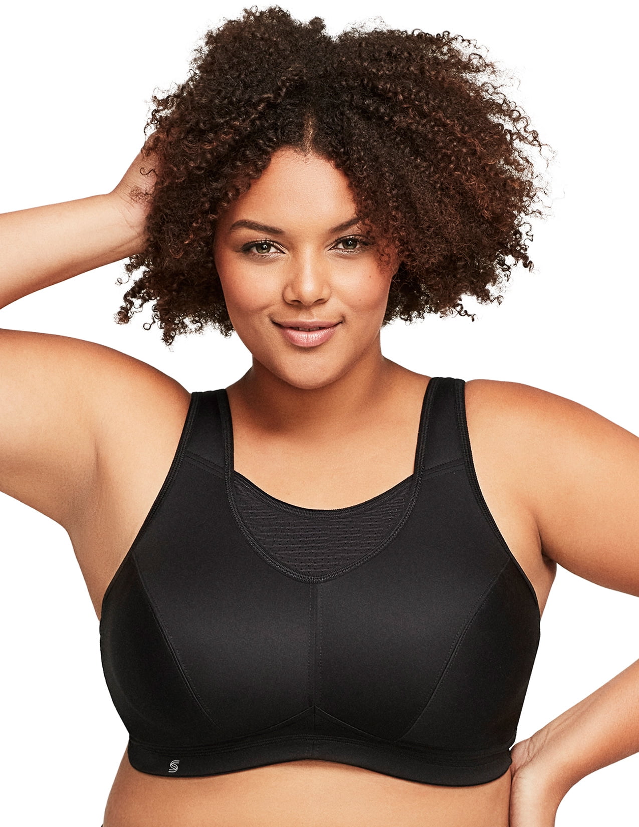 Photo 1 of Full Figure Plus Size No-Bounce Camisole Elite Sports Bra Wirefree 1067 34H