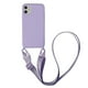thumbnail image 2 of Funda de teléfono móvil con cadena y collar cruzado para iPhone 14 13 12 11 pro XS MAX XR 7 8 Plus SE, correa de silicona con cordón para el cuello Deng Xun unisex, 2 of 2
