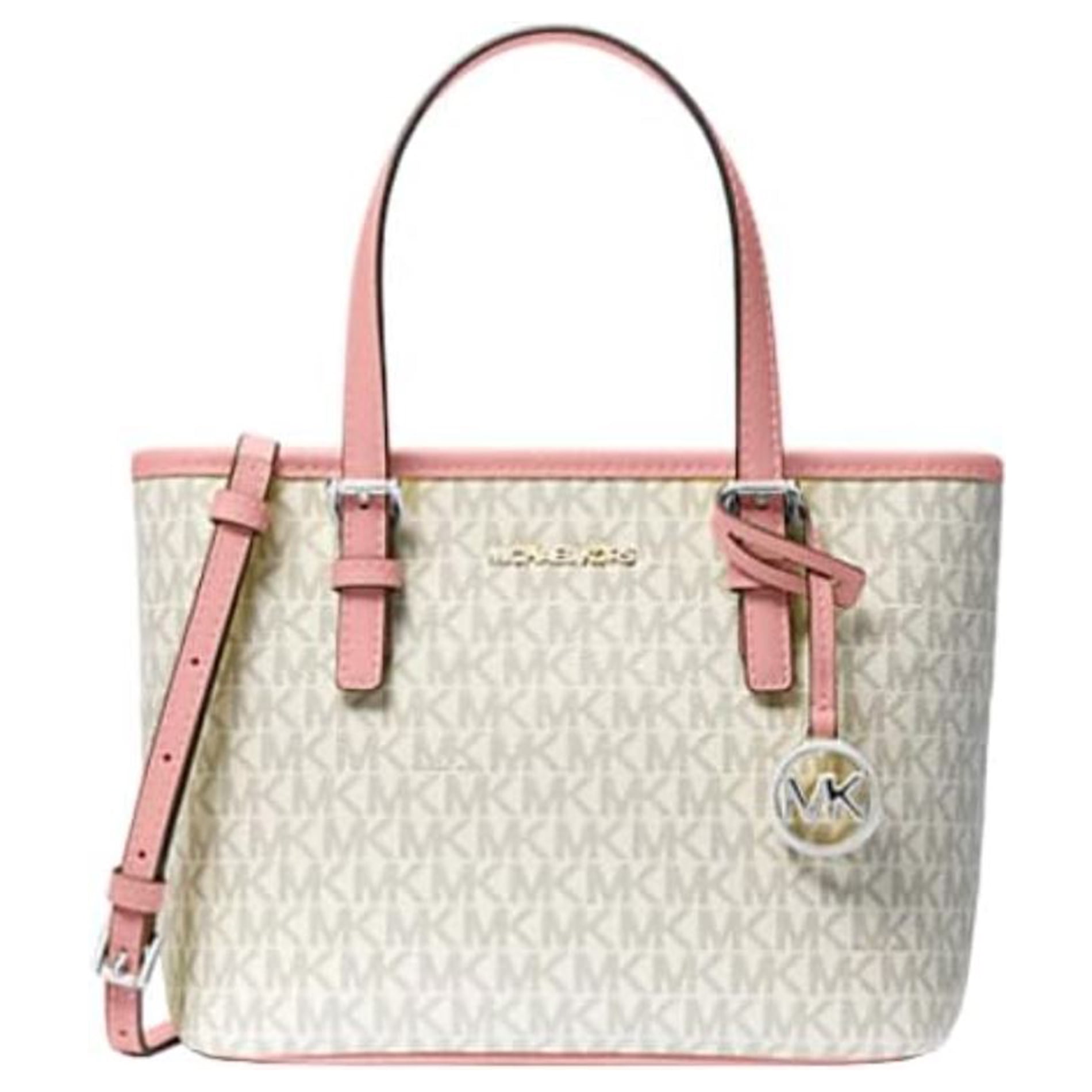 Michael Kors XS Carry All Jet Set Travel Womens Tote (TEA ROSE MLT