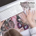 thumbnail image 5 of armdgodx Non Slip Waterproof PU Leather Large Desk Pad, 31.5x 15.7, Butterflies & Orchids, 5 of 6
