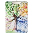 thumbnail image 1 of FMSHPON Tree of Life Clipboard Hardboard Wood Nursing Clip Board and Pull for Standard A4 Letter 13x9 inches, 1 of 2