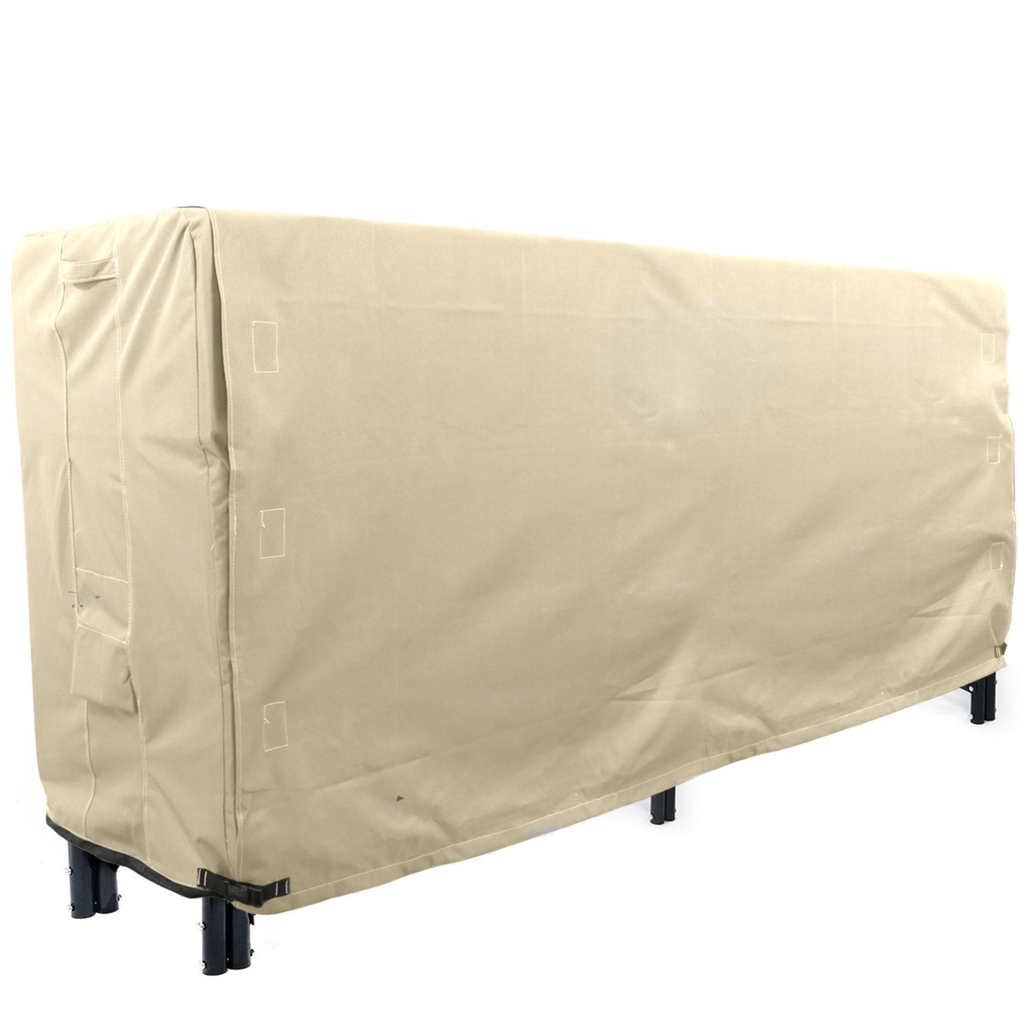 KHOMO GEAR - Heavy Duty Log Rack Cover - 8 Feet - Sahara Series - Beige