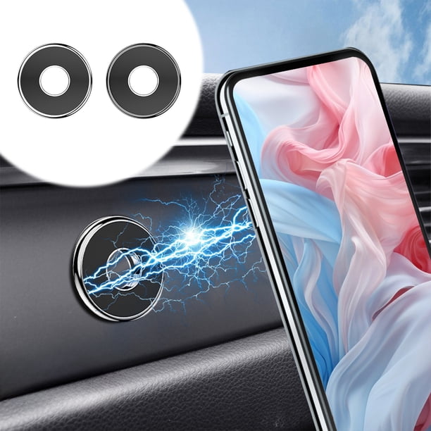 Soporte Magnético para Teléfono de Coche, Compacto y Compacto, Ideal para Accesorios Interiores. Fácil de Colocar y No Se Cae Fácilmente.