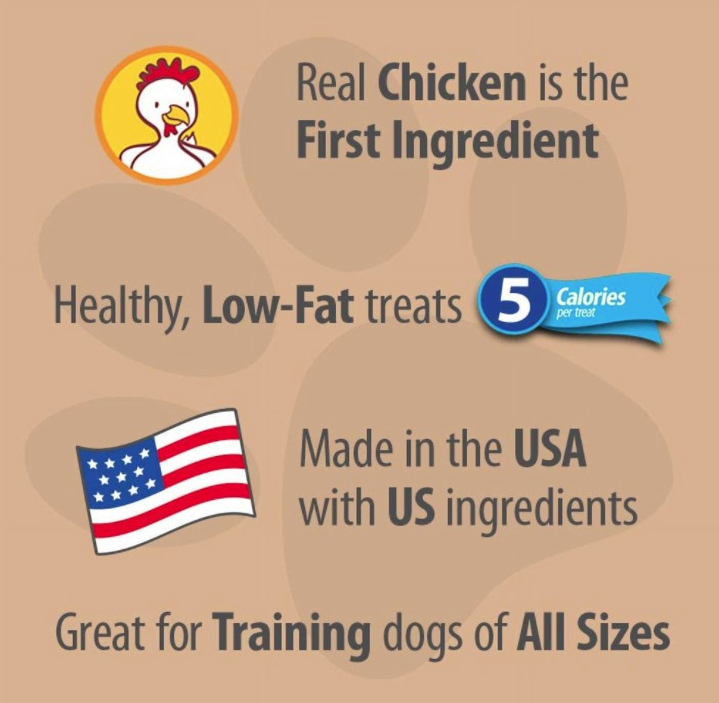 6 Pack Emerald Pet Little Chewzzies Soft Training Treats Chicken Recipe [Dog Meat and Jerky Treats, Bulk Dog Supplies, Emerald Pet] 30 oz (6 x 5 oz)