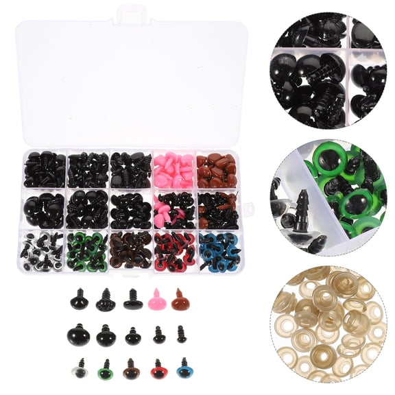 Toyvian Assorted Color Plastic for Crochet Animals, Dolls, and Craft Projects