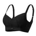 thumbnail image 2 of Bixock Push Up Bra for Women No Underwire Wireless Bra Lace Splicing Lift Support Breathable Abjustable Straps Everyday Casual Comfortable Women Under Wear, 2 of 7