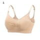 thumbnail image 1 of Sujetador de lactancia Mujer Embarazo Postparto Ropa interior Sujetador sin costuras, Beige, L Inevent AP001133-02, 1 of 7