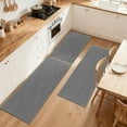 thumbnail image 4 of MeyJey Abstract Kitchen Rugs Sets of 3, Non Slip Washable Kitchen Mats for Floor, Light Gray, 4 of 7