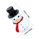 thumbnail image 5 of 10pcs Xmas mini muñeco de nieve decoración de resina mini muñeco de nieve adornados de bricolaje, 5 of 8