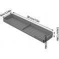 thumbnail image 7 of NOGIS Silicone Magnetic Stove Top Shelf 15 Inches Over Stove Spice Rack Shelf for Back of Stove Organizer Shelf for Stove Top Space Saver Stove Storage Shelf for Kitchen (Gray), 7 of 7