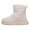 Beige-A, variant on Fleece Booties Unisex Booties Non-Slip First Walkers Warm Shoes for Boys & Girls Toddlers Baby Girl Winter Boots Black,2.5