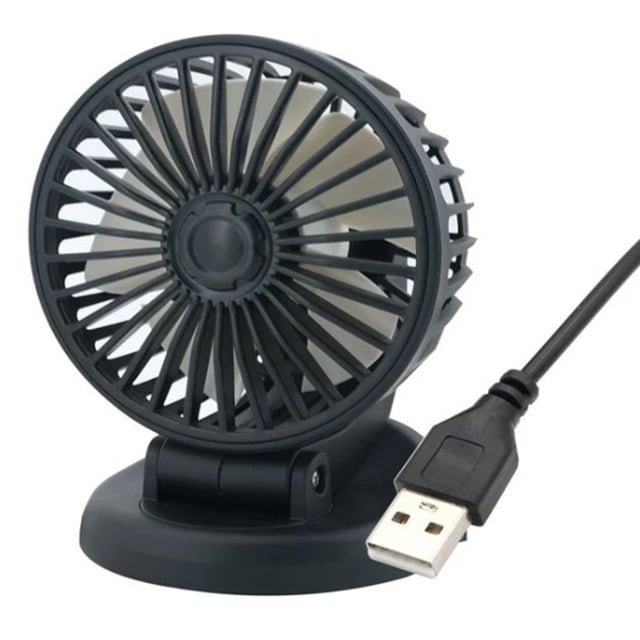 LPSSTORE New Car Fan Rear Seat Fan Telescopic Rod 12v24v Universal for Cars and Trucks