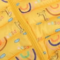 thumbnail image 6 of Zshosam Baby Boys Jacket Winter Coat Boy's Winter Coat Kids Puffer Jacket Water Resistant Bubble Outerwear Fleece Heavyweight with Hood Size 12 18 Months,(Yellow 12-18 Months), 6 of 8