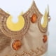 thumbnail image 4 of Sombrero de cumpleaños Corona Niños Adultos Corona Dorada Decoración de Pastel Rey Diamante Banda de Tela Brillante Vestir, 4 of 6