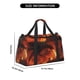 thumbnail image 3 of Fotbe Fiery Dragons Castle Attack Bolsa de Viaje con Estampado, Bolsa de Fin de Semana para Mujer con Compartimento para Zapatos, Bolsa de Gimnasio con Bolsillo Húmedo, 3 of 7