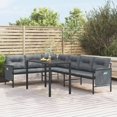 thumbnail image 1 of vidaXL 2 Piece Garden Dining Set Anthracite Steel, 1 of 5