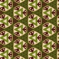thumbnail image 1 of Ahgly Company Machine Washable Indoor Square Transitional Metallic Gold Area Rugs, 4' Square, 1 of 7