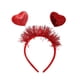 thumbnail image 3 of Diadema de moda de celebridades de Internet, diadema de seda con lentejuelas rojas para el día de San Valentín, sombrero de fiesta de cumpleaños, accesorios para el cabello, 3 of 6