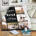 thumbnail image 6 of Custom Blanket with Picture Customized Blankets with Photos Personalized Gifts for Birthday Anniversary Christmas New Year, 10 Photos, 50x60 Inch(Minky Fleece), 6 of 6
